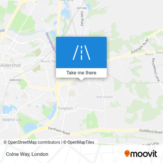 Colne Way map
