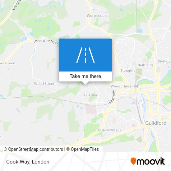 Cook Way map