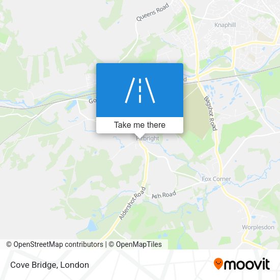Cove Bridge map