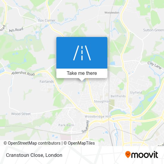 Cranstoun Close map
