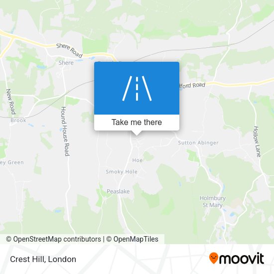 Crest Hill map