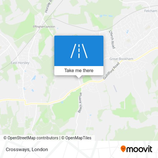 Crossways map