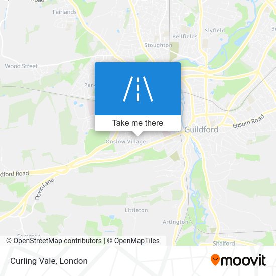 Curling Vale map