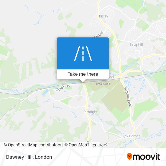 Dawney Hill map