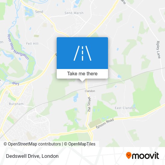 Dedswell Drive map