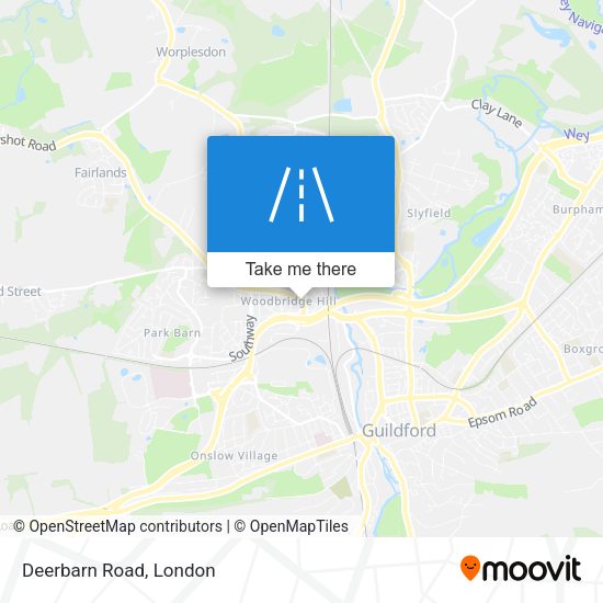 Deerbarn Road map