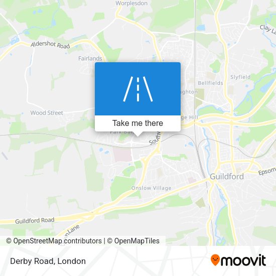 Derby Road map