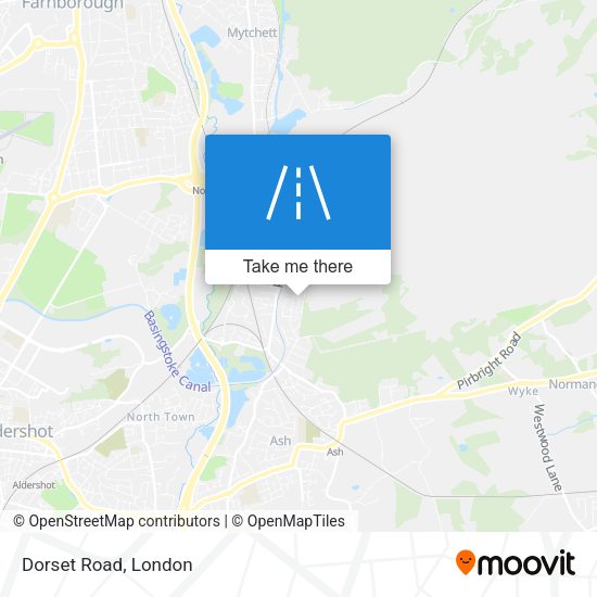 Dorset Road map