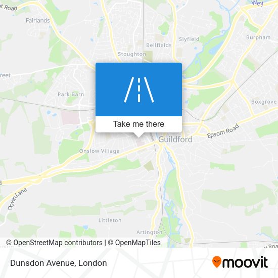 Dunsdon Avenue map