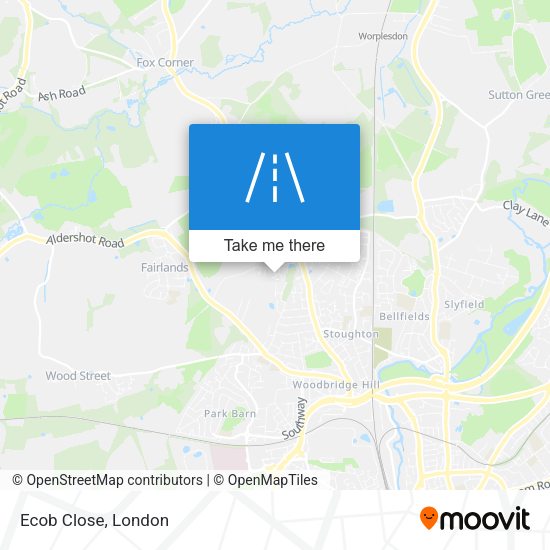 Ecob Close map