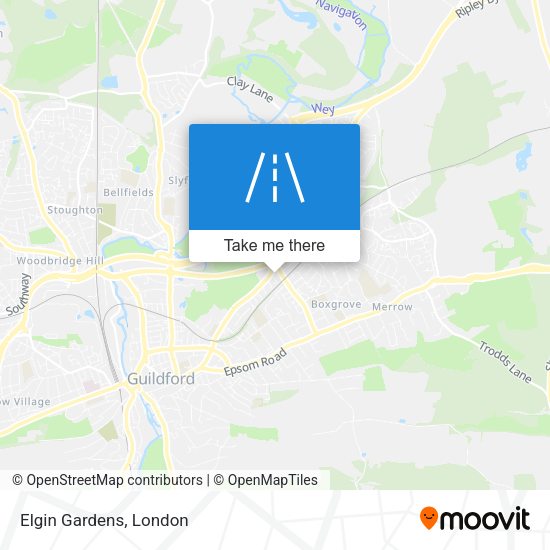 Elgin Gardens map