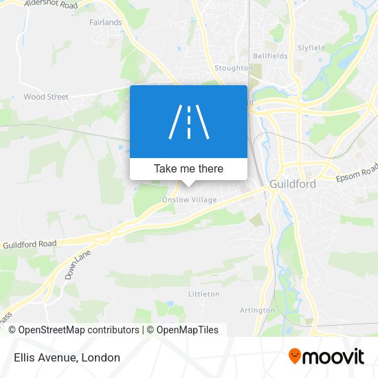 Ellis Avenue map