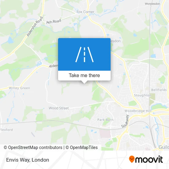 Envis Way map