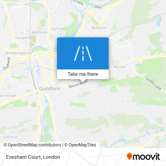 Evesham Court map