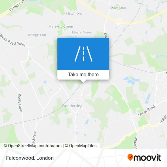 Falconwood map