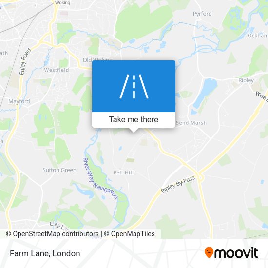 Farm Lane map