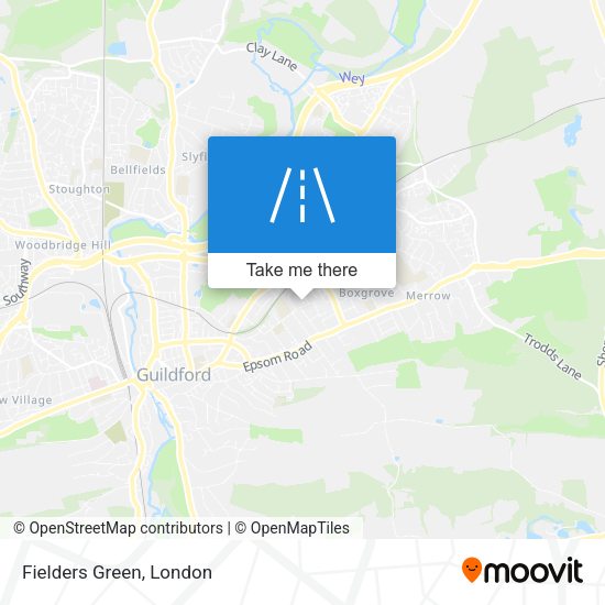 Fielders Green map