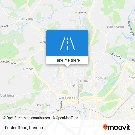 Foster Road map