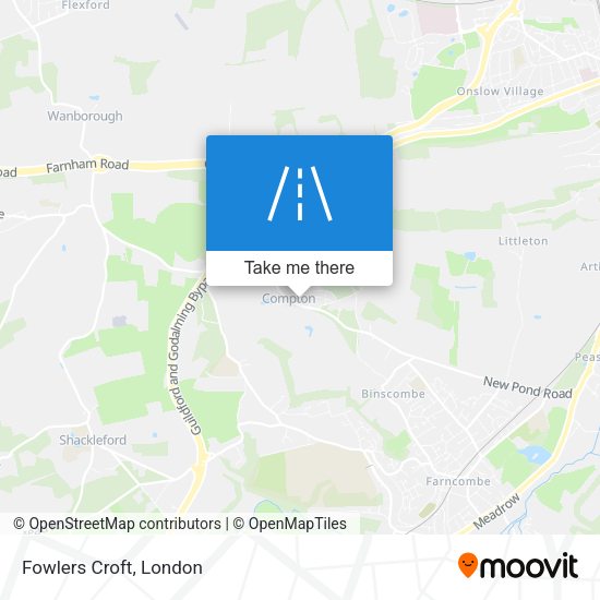 Fowlers Croft map