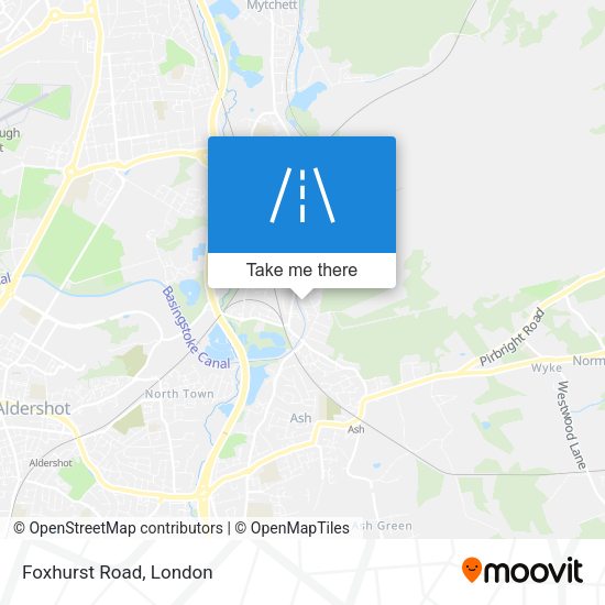 Foxhurst Road map
