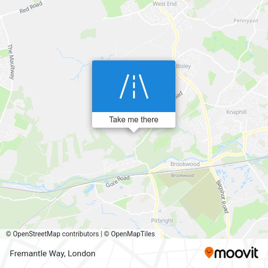 Fremantle Way map