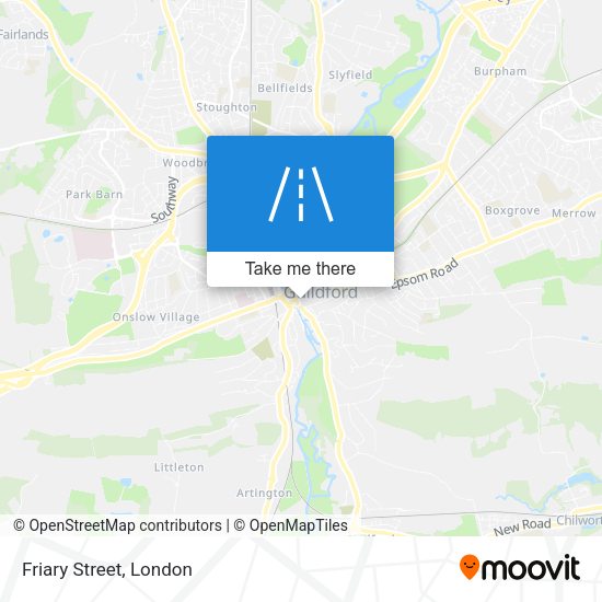 Friary Street map