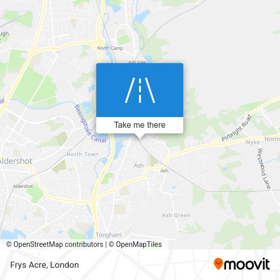 Frys Acre map
