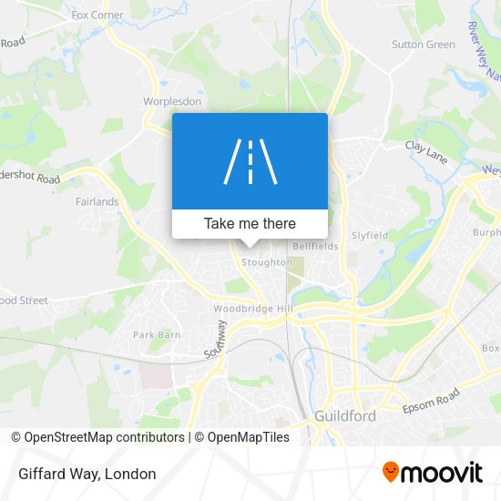 Giffard Way map