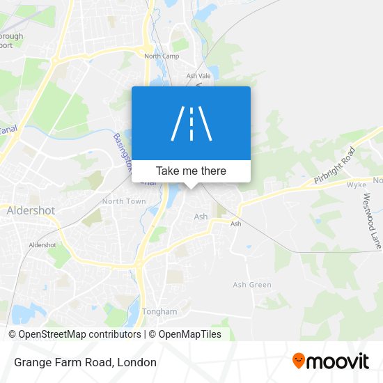 Grange Farm Road map