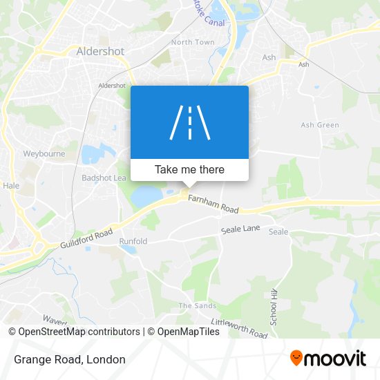 Grange Road map