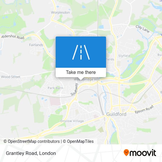 Grantley Road map