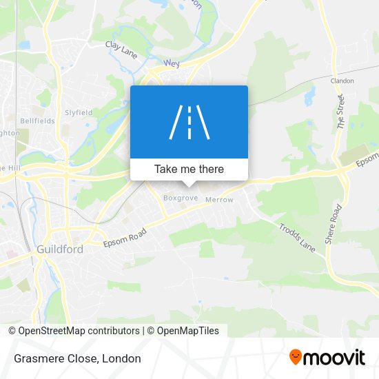 Grasmere Close map