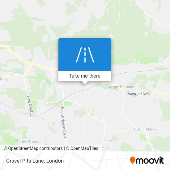 Gravel Pits Lane map