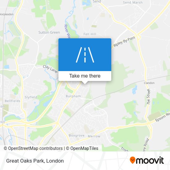 Great Oaks Park map
