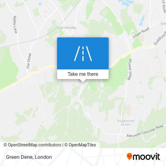 Green Dene map