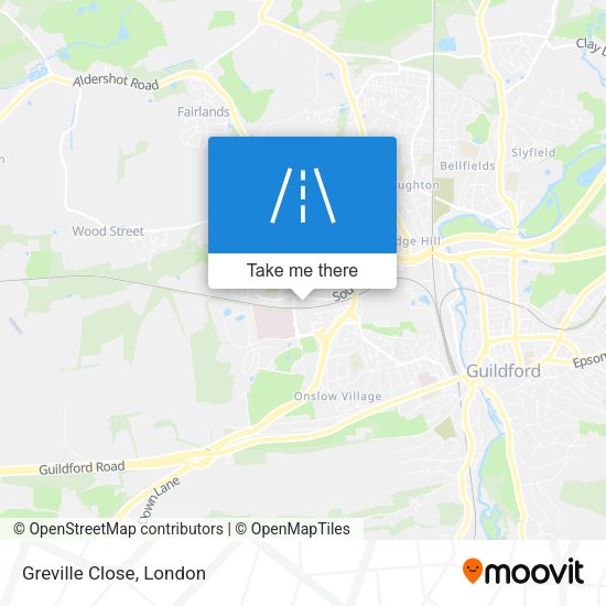 Greville Close map