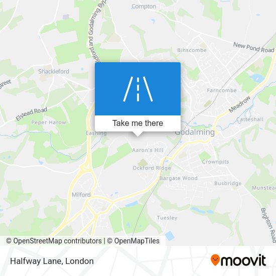 Halfway Lane map