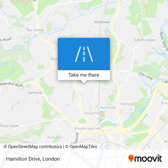 Hamilton Drive map