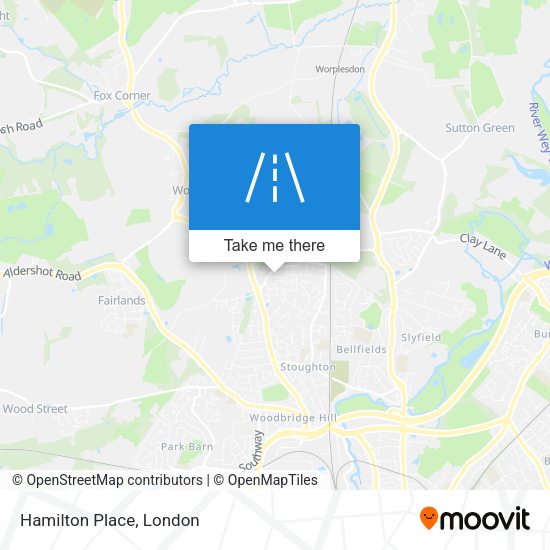 Hamilton Place map