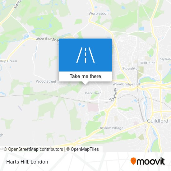Harts Hill map