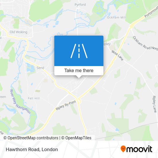 Hawthorn Road map
