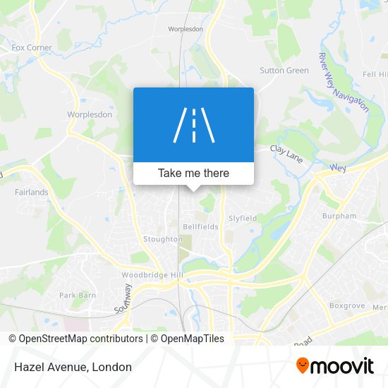 Hazel Avenue map