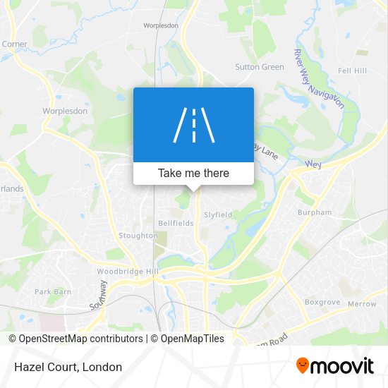 Hazel Court map