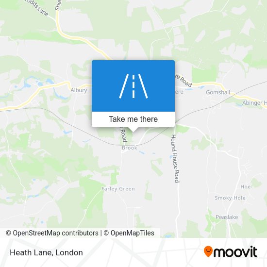 Heath Lane map