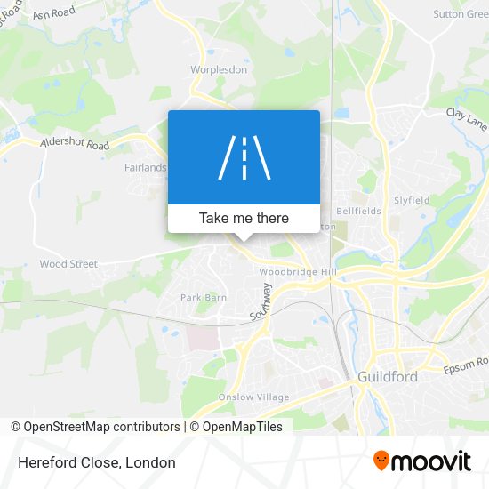 Hereford Close map