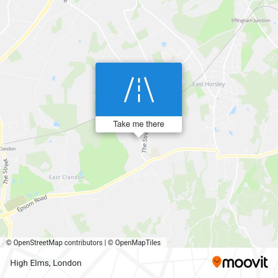 High Elms map