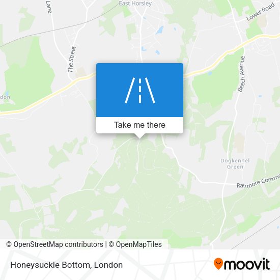 Honeysuckle Bottom map