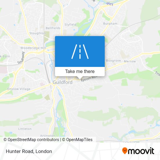 Hunter Road map