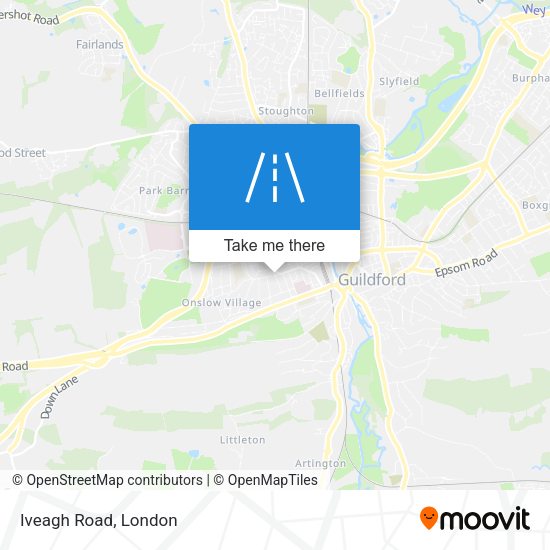 Iveagh Road map