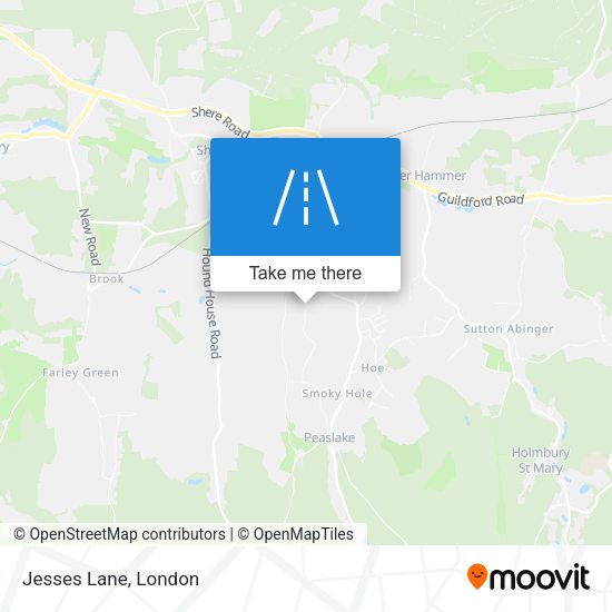Jesses Lane map